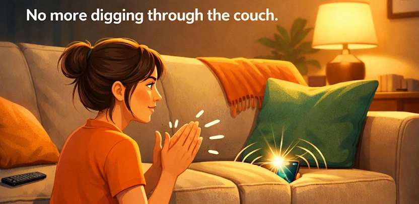 Clap to Find My Phone: Whistle : K10